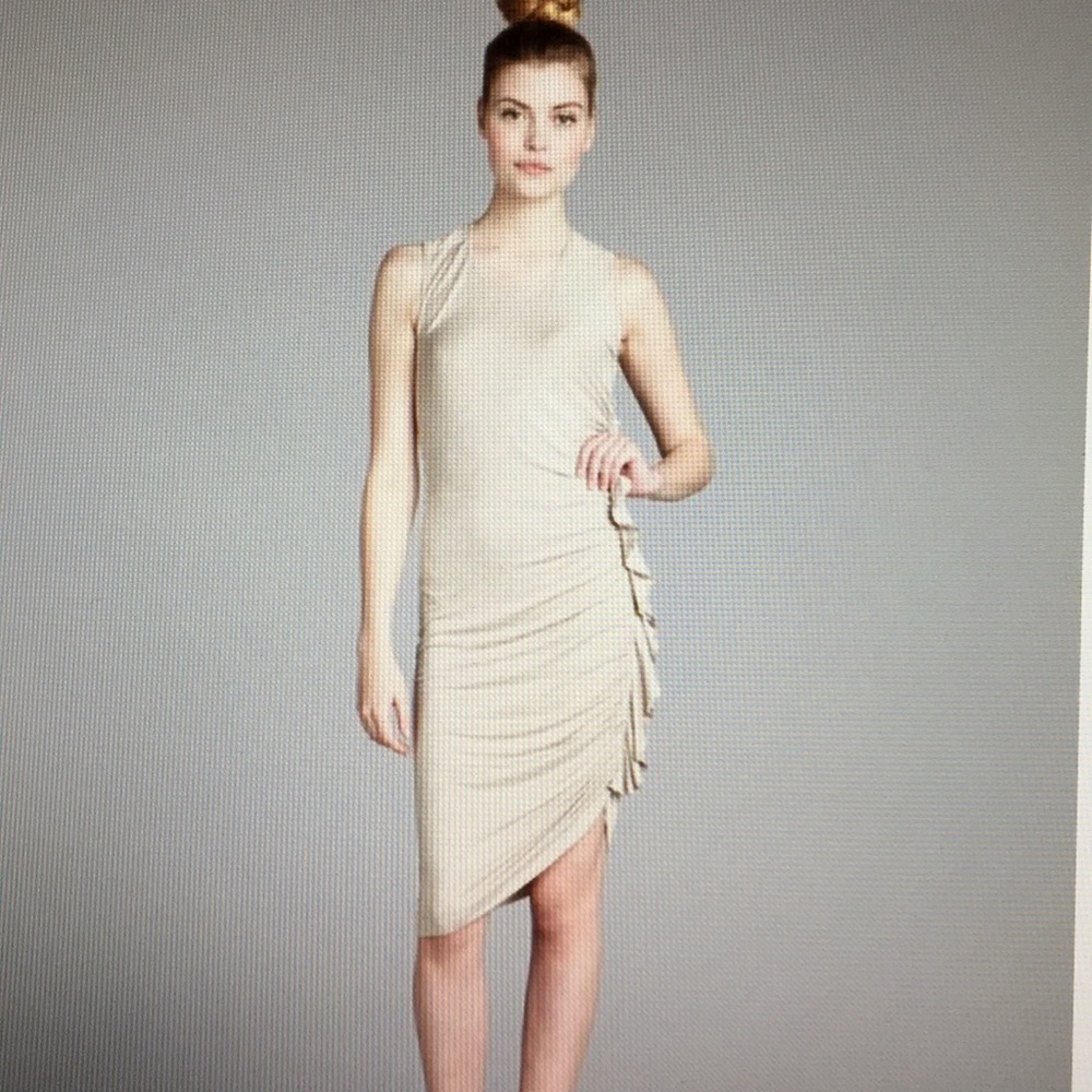 BCBG Asymmetrical bodycon dress